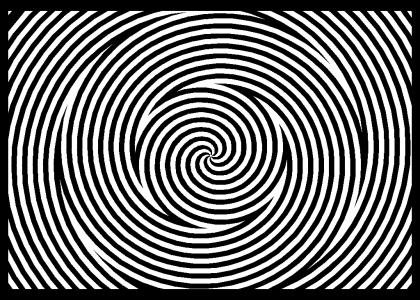 Stare at the center for a while then look away. wooo funky shit