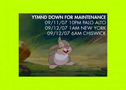 !!!YTMND DOWNTIME TONIGHT!!!