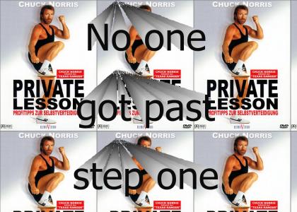 Chuck Norris Private Lesson