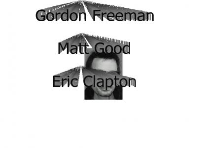 Gordon, Matt and Eric have the same facial expression