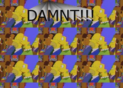 Homer hits his head