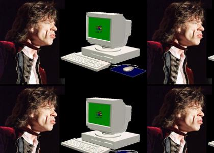 Rolling Stones Starting Windows 95