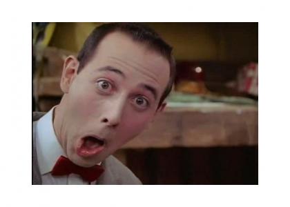 Pee Wee Herman catches me staring into his soul