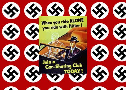 OMG! Secret Nazi Carpool Lane!