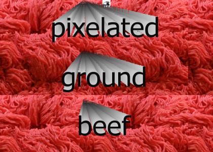 pixelated meat
