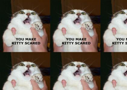 YOU MAKE KITTY SCARED!!!
