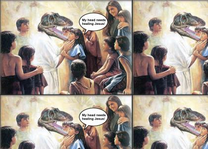 Jesus Raptor Uses His Imagination