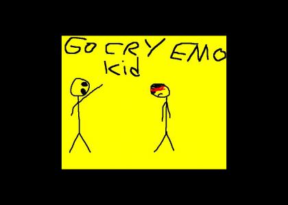 go cry emo kid