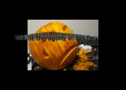 emo halloween pumpkin