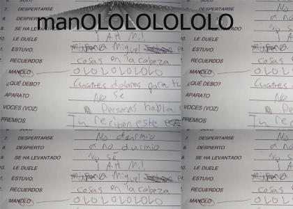 Spanish Homework OLOLOLO