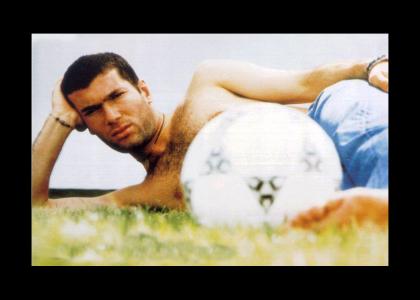 Zidane stares at you soul (and balls)