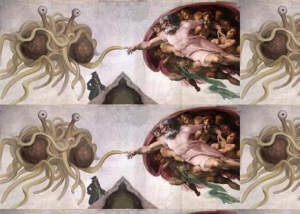 God vs. FSM = Who Made Who?