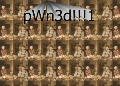 Old lady gets pWn3d!!!1