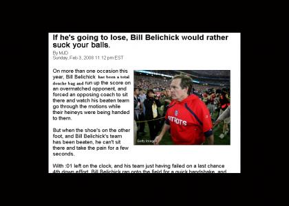 Belichick Hates Children