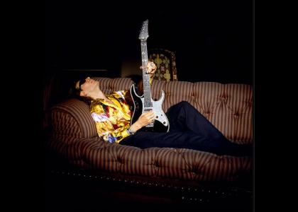 Steve Vai gets an erection!