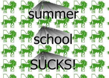 HA HA you have to go to summer school