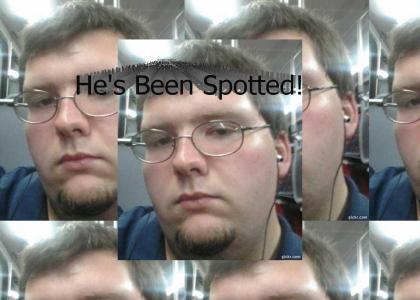 He was spotted!
