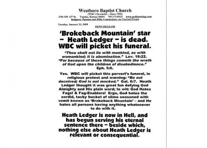 The Baptist Church Honours Heath