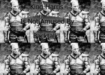 King Harris Demands Reparation!