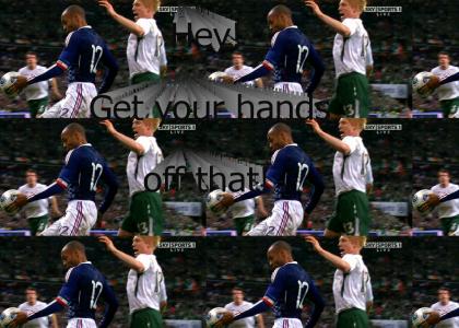 Thierry Henry Hand My Balls!