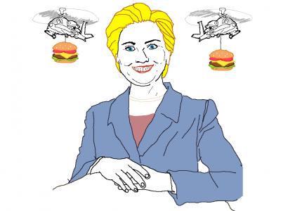 Hillary Rodham Clinton the 974th President of America