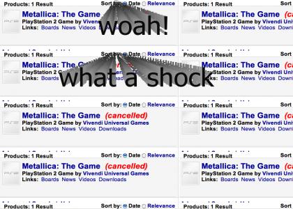Metallica fails at video game
