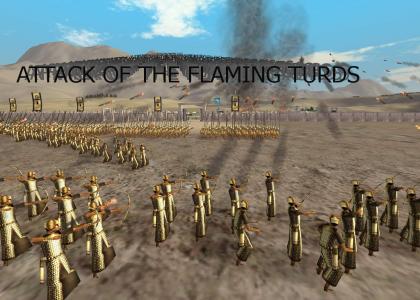 Attack of the Flaming Turds!!