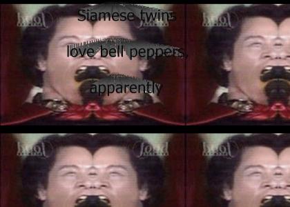 I love mirrored bell peppers!