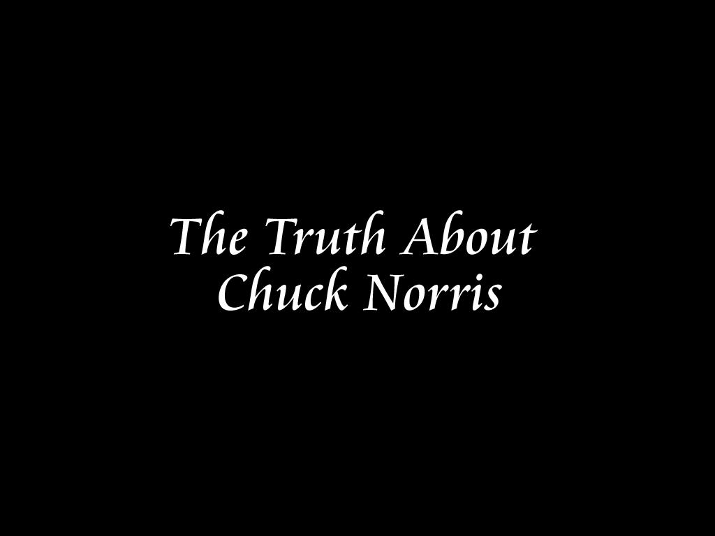 truthaboutchucknorris