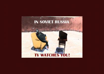In Soviet Russia, TV watches you!