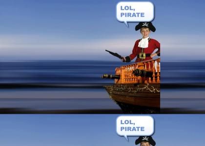 Lol fake pirate
