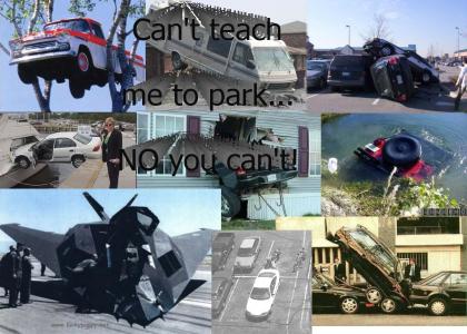 Can't teach me to park!