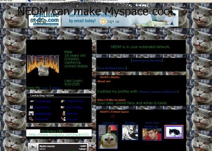 NEDM can make Myspace cool