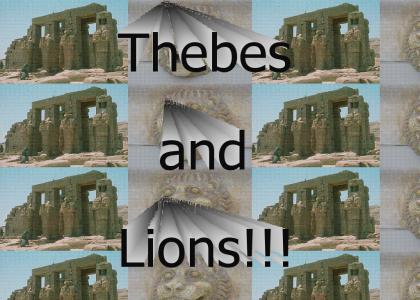 Thebes and Lions