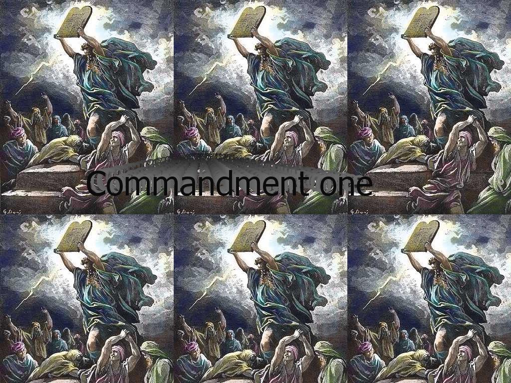 commandmentone