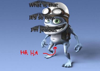 crazy frog has a tiny penis