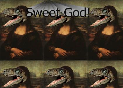 Raptor Jesus and Mona Lisas love child