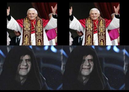 Chancellor Palpatine is Pope Benedict!