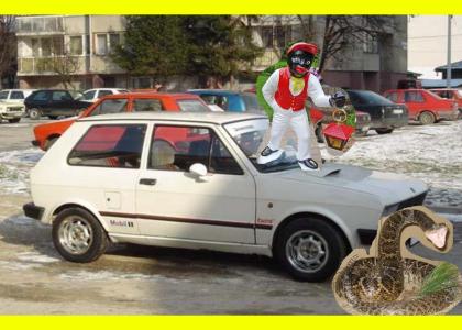 GREEZY47 GHOST RIDES THE WHIP AND KILLS A DANGEROUS SNAKE WITH HIS YUGO