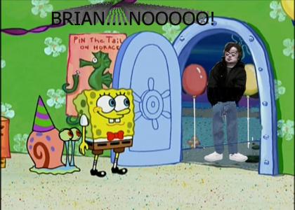 Brian Peppers visits SpongeBob