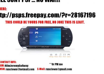 FREE SONY PSP (legit)