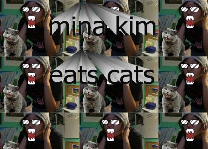 mina kim eats cats