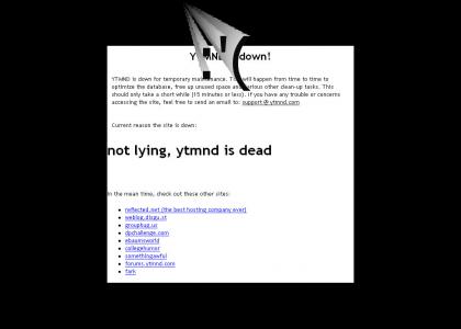 not lying, ytmnd is dead