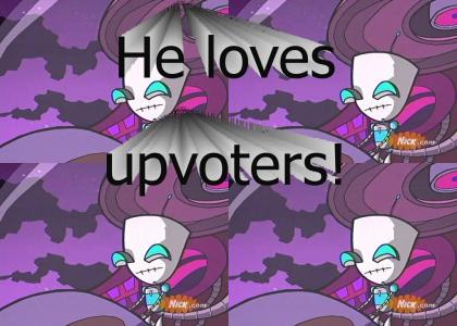GIR's message to upvoters