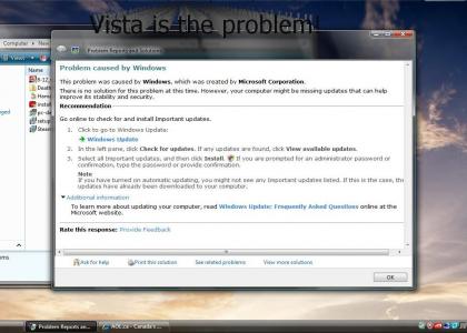 The problem is Vista