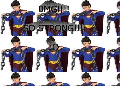 Superman Boy!!!! So STRONG!!