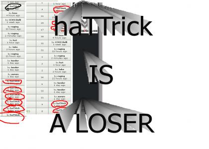 haTTrick -  the elite forum poster