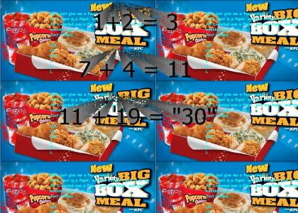 New KFC Variety Big Box Meal