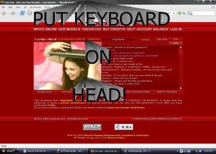 Sobe and Keyboard on Head!