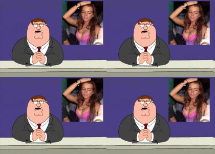Lindsey Lohan grinds Peter Griffin's Gears